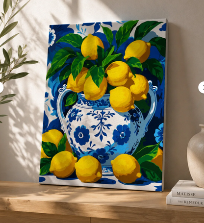 Limonlar Sayılarla Boyama Seti
